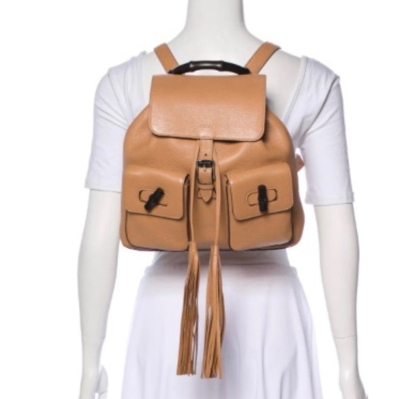 Authentic 💯 Gucci Bamboo Backpack - Picture 8 of 8